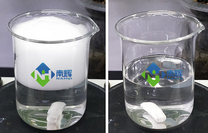 (圖:消泡劑除泡效果)