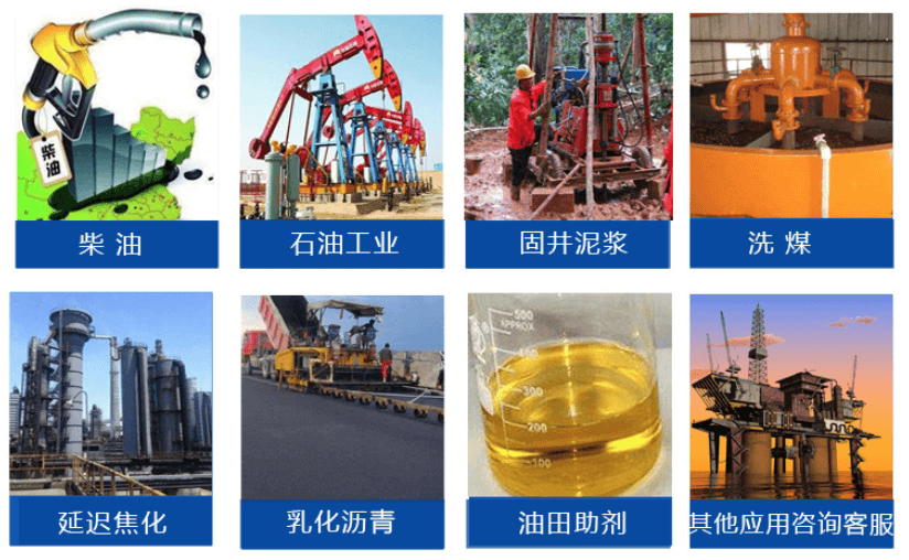 （圖：南輝選礦用消泡劑運(yùn)用領(lǐng)域）